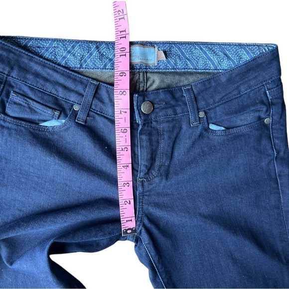 Paige Laurel Canyon Low Rise Dark Boot Cut Jeans 29 Waist Hemmed to 29 Inseam - Picture 12 of 13